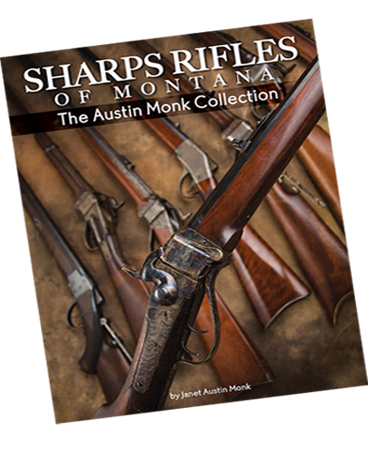 Book by Janet Monk 
          about Austin Monk's Sharps Rifles collection