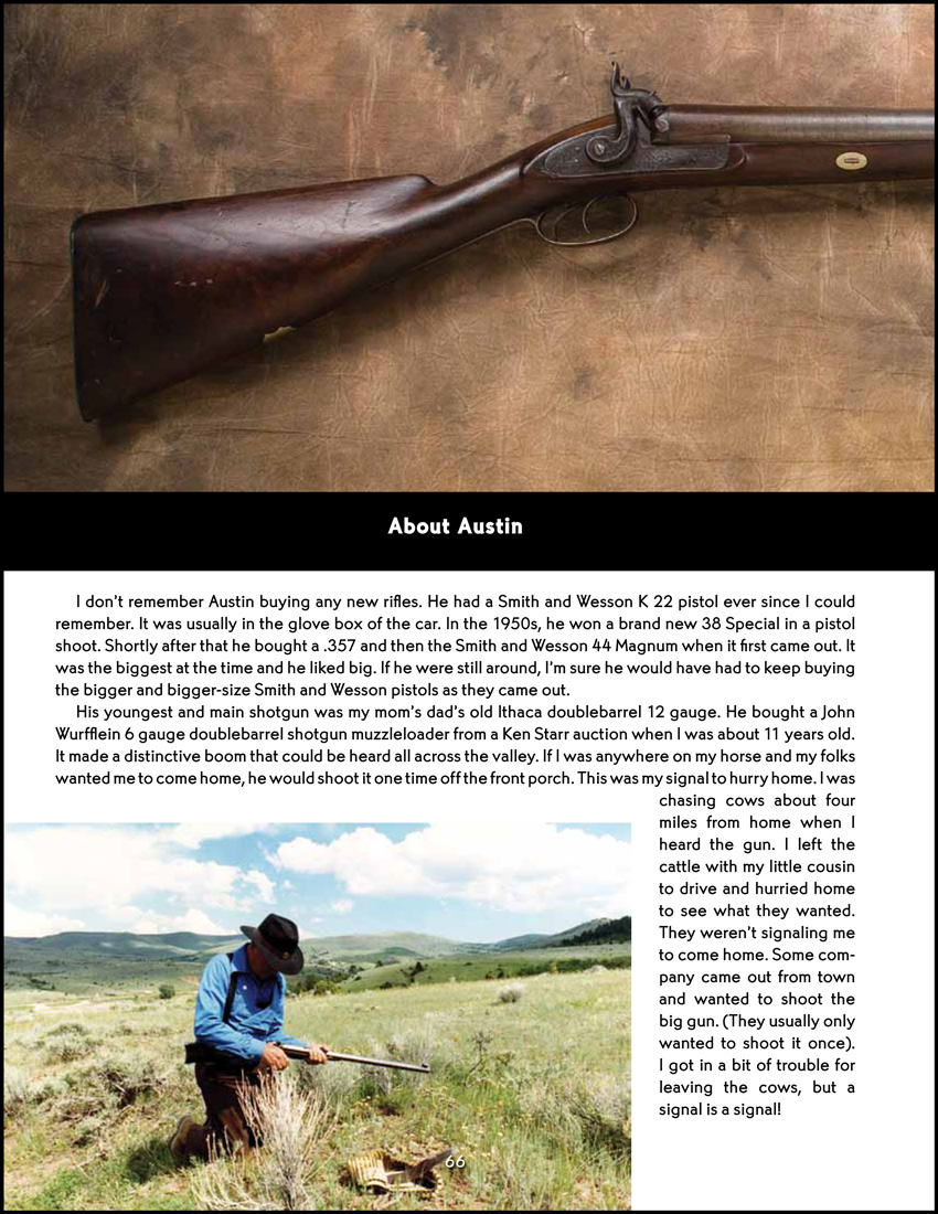 Book by Janet Monk 
               about Austin Monk's Sharps Rifles collection